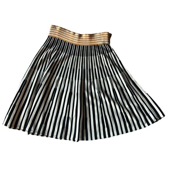 Anthropologie Viola Striped Sweater Skirt Wool Size XS - Picture 2 of 10